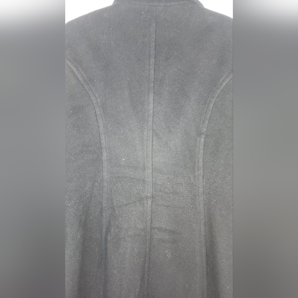 Marvin Richards women's wool cashmere blend black wool peacoat size small - Picture 4 of 8